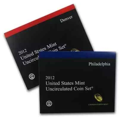 2012-P&D U.S. Uncirculated Set: 28-Coin Set in Original Packaging - Image 1 of 4