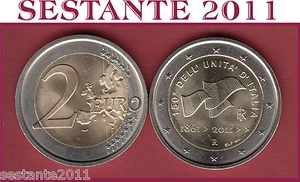 A2 ITALIA 2 EURO 2011 150 commemorativo UNITà D'ITALIA UNC, BU, FDC BRILLANTE - Imagen 1 de 1