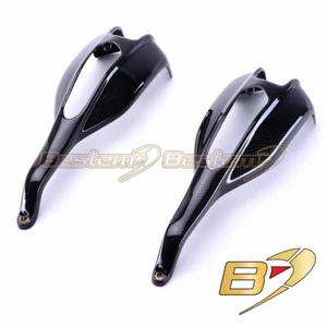 Ducati Hypermotard 796 1100 100% Carbon Fiber Hand Guard Handlebar Cover Handle - Picture 1 of 4