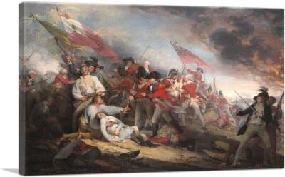 ARTCANVAS The Battle of Bunker Hill 1786 Canvas Art Print by John Trumbull