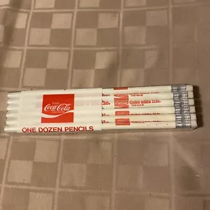 Confezione da 12 matite vintage Coca Cola ""Have a Coca-Cola and a Smile - Foto 1 di 12