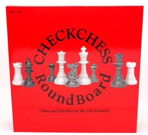 1991 CHECK CHESS Round Board Age 8-88 21st Century Made in USA - Picture 1 of 3