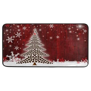 Kitchen Floor Mats Christmas Tree Non-Slip Kitchen Mats Bath Rug Runner Doorm... - Picture 1 of 6