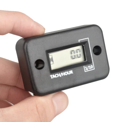 Digital Tachometer Chainsaw Engine Tach Hour Meter Lawn Mower (2 Stroke） - Image 1 of 4