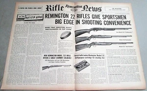 Remington modelo 572 550 y 512 1956 rifle original plegable central anuncio impreso - Imagen 1 de 1