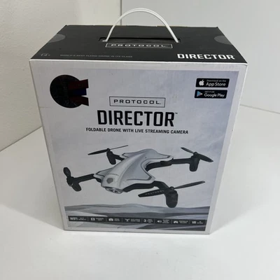 Drone plegable Protocol Director con transmisión en vivo cámara HD y funciones de aplicación 3 Foto 1 de 4