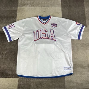 Y2K Fubu USA Jersey Mens Size 3XL White - Picture 1 of 8