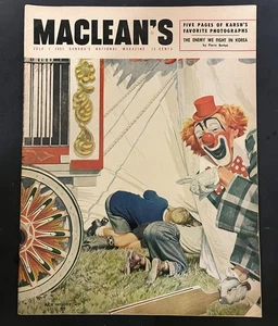 Maclean's Magazine July 1951 Yousuf Karsh Rex Woods cover - Picture 1 of 4