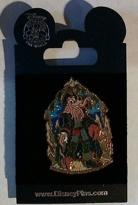 Disneyland Disneyana Pin Goofy Captain Hook Enamel Metal Disney Parks - Image 1 of 2
