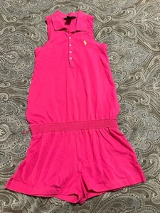 Polo Ralph Lauren großer rosa Strampler für Mädchen (Large/12-14) - Bild 1 von 4