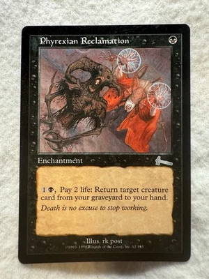 MTG - Phyrexian Reclamation - Urza's Legacy - NM - Free Shipping! - Image 1 of 2