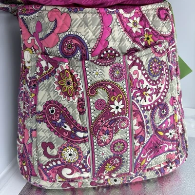 Vera Bradley Mailbag Bandolera Cartera/Bolso "Paisley Meets Plaid" 12467-128 Retirado Foto 1 de 4