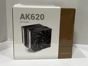 DeepCool AK620 Zero Dark High-Performance CPU Cooler Dual-Tower Air Cooled QUIET - Picture 1 of 2