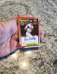 2025 Topps - Don Mattingly #90AU-DM - Auto /50, Yankees, Jersey # Match!!!! - Picture 1 of 7