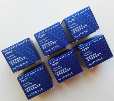 Shiseido Bio Performance Skin HIForce Cream 6 x 5ml = 30ml Travelsize Set Neu - Bild 1 von 4