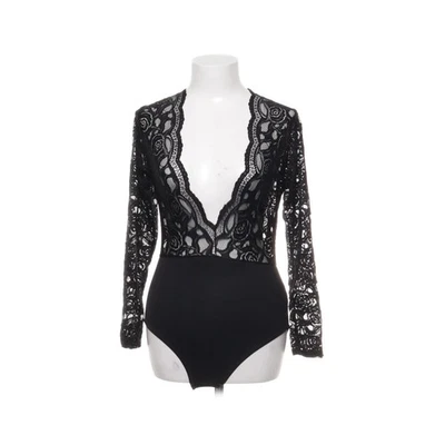 Boohoo, Body, Größe: 42, Schwarz, Elasthan/Polyamid/Polyester, Damen #beE - Bild 1 von 4