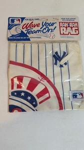Vintage Rah Rah Rag NY Yankees Baseball Wave Your Team On - Unopened - Picture 1 of 3