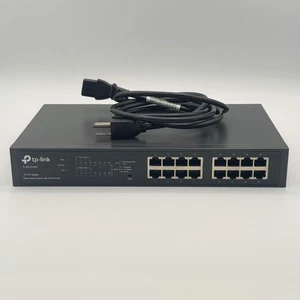 TP Link TL-SG1016PE 16 Port Gigabit PoE Switch Gray - Picture 1 of 8