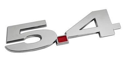 Ford F150 Mustang Shelby GT500 1996-2012 5,75" cromo 5,4 guardabarros emblema maletero Foto 1 de 2