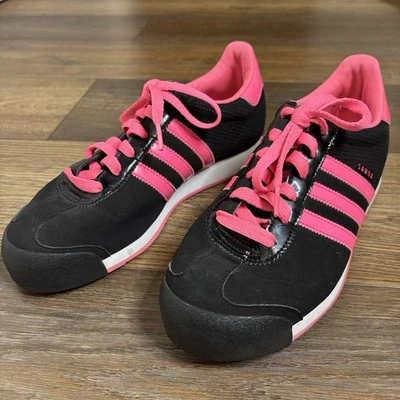 Adidas Samoa Zapatillas Mujer Talla 7 Ortholite Negro y Rosa Foto 1 de 4