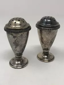 2 Lawrence B. Smith Silberplatte Salz Pfeffer Pulver Zuckerschüttler Nickel Silber - Bild 1 von 9
