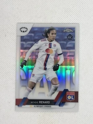 2022-23 Topps Chrome UEFA Womens | Wendie Renard Lyon | RC Silver! - Image 1 of 2