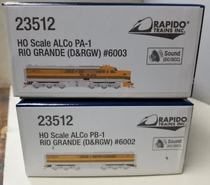 RAPIDO 23512 HO ALCO PA/PB-1 Denver & Rio Grande Western 6003 / 6002 DCC & SOUND - Picture 1 of 17