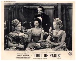 Idol of Paris Original Lobby Card Beryl Baxter Christine Norden Patti Morgan - Picture 1 of 1