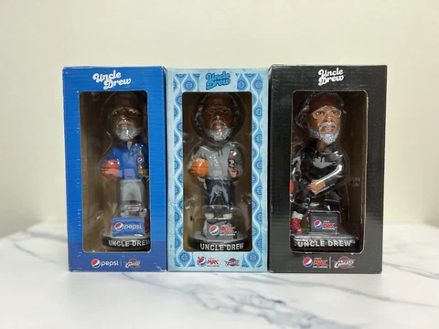 RARE Kyrie Irving Uncle Drew Pepsi Special Limited Edition Bobblehead 3 Set Cover