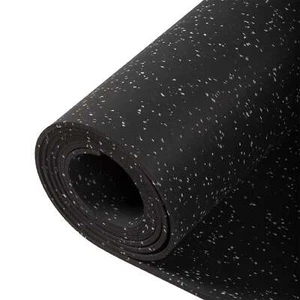 Titan Fitness 15ftx4ftx8mm Grigio Briciola Gomma Palestra Pavimento Rotolo, Texture Antiscivolo - Foto 1 di 7