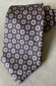 Corbata antigua de seda de cachemira Foulard para hombre de JG Hook TRAD Ivy usada en excelente estado - Imagen 1 de 2