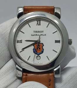 Tissot Saudi Military Logo Dial Quartz Vintage Swiss Men's Watch - Picture 1 of 9