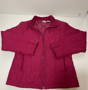 TALBOTS KIDS Girls 12 Quilted Jacket Pink - Picture 1 of 5