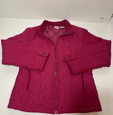 TALBOTS KIDS Niñas 12 Chaqueta Acolchada Rosa Foto 1 de 4