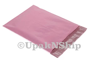 1000 14.5x19 PALE PINK Poly Mailers Shipping Envelopes Couture Boutique Bags - Picture 1 of 2