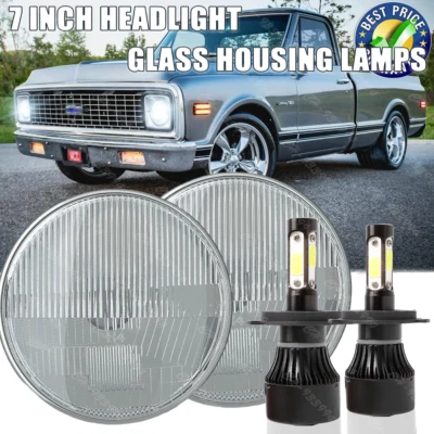 Faros LED para Chevy II Nova 1969 1970 1971 1972 1973 1974 1975 1976 1977 Foto 1 de 4