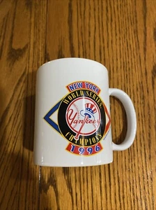NY Yankees 1996 World Series Champions Vintage Coffee Cup - Picture 1 of 4