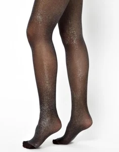 Children's Girls Sparkly Tights- Glitter Lurex Sparkle Tights Age 6-14 Child- - Picture 1 of 5