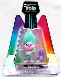 Trolls World Tour Miniature Figure with Musical Instrument Accessory - Picture 1 of 1