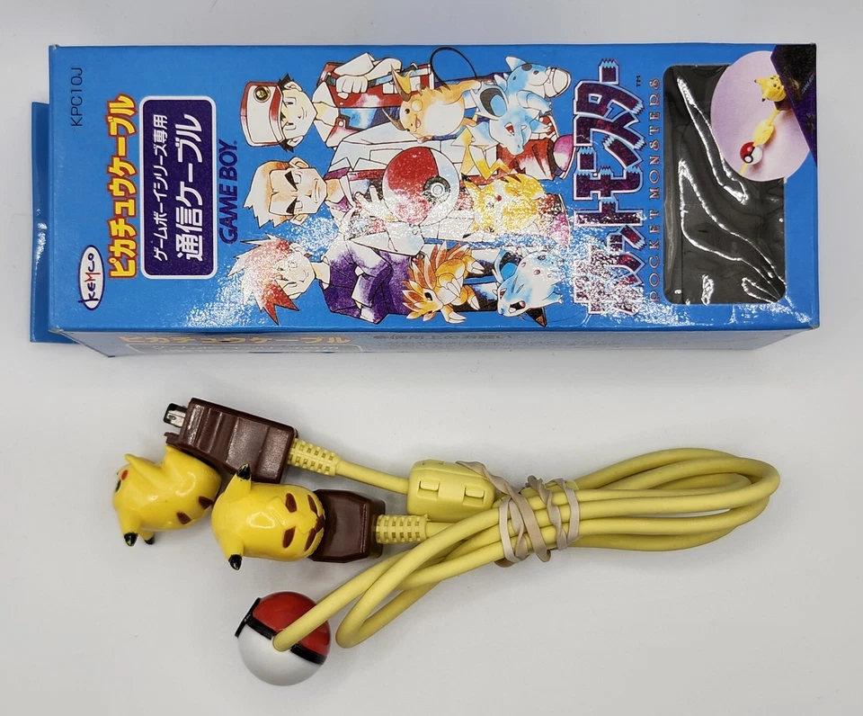 Pokemon Pikachu/ Pokeball Link Cable for Nintendo Game Boy Color Boxed Japan - Image 1 of 4
