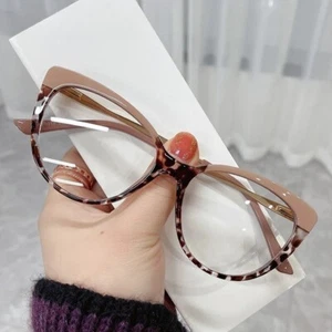 Fashion Cat Eye Optical Glasses Frames Women Vintage Clear Lens Optical Eyeglass - Picture 1 of 15