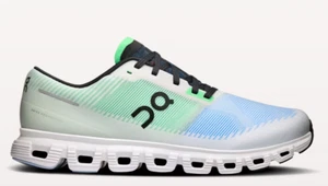 Men's On Running Brand Cloud 6 Push White/Blue/Green Cloud OC Sneakers 2025 NEW - Picture 1 of 6