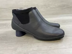 Camper Alright K400218-002 Women's 7 Blue Leather Slip-On Ankle Chelsea Bootie - Picture 1 of 12
