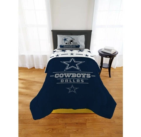Dallas Cowboys Football Comforter Bedding Set W/ 1 Pillowcase Size Twin/Twin XL Cover