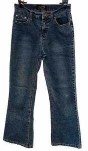 Quick Girls Blue Medium Wash Coin Pockets Denim Jeggings Size 10 Stretch - Picture 1 of 7
