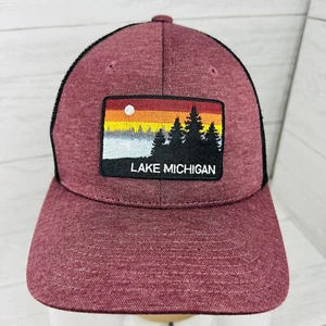 Lake Michigan Baseball Hat Cap Adjustable Embroidered Zephyr Great Lakes - Picture 1 of 12