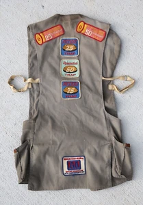 Vtg Bob Allen Gun Club Trap Shooting Hunting Vest Small Peters Remington Patches - Picture 1 of 11