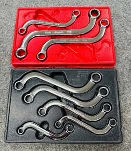 2- Snap On S-Shaped Double Box Wrench Sets- Metric, Standard - Missing 2 - Picture 1 of 4
