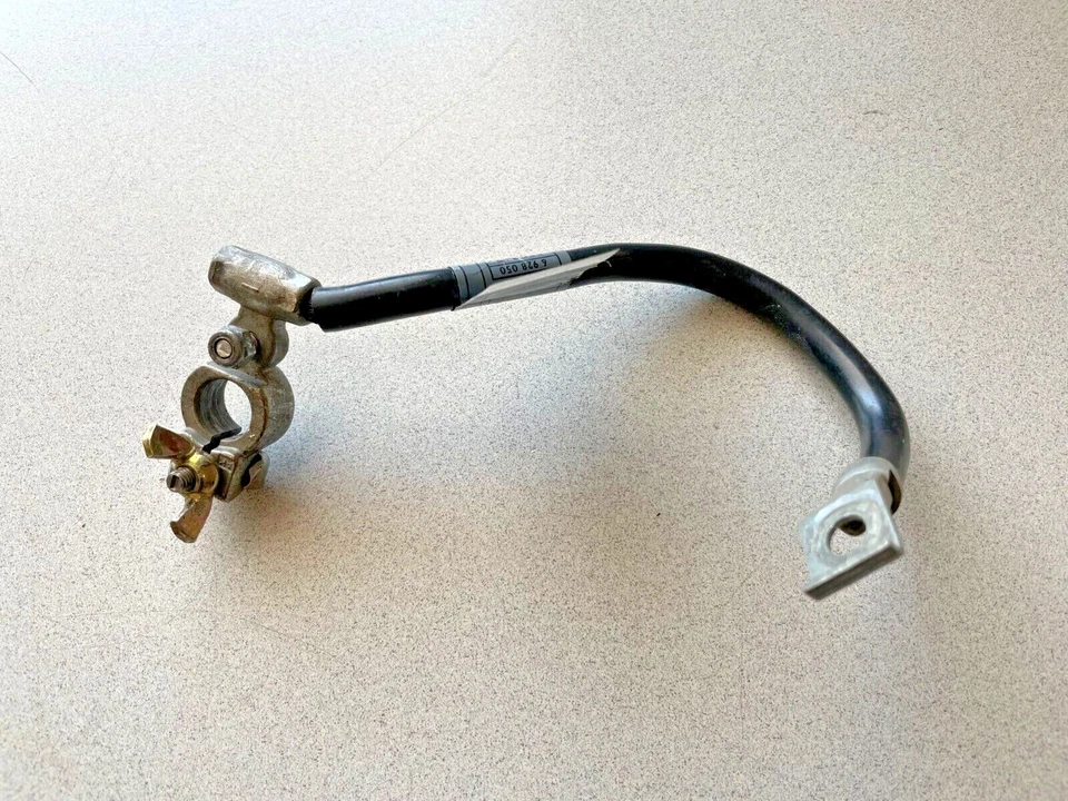 2000-2004 BMW 745i 750i E65 ~ BATTERY CABLE NEGATIVE ~ 61126928050										 - Image 1 of 3