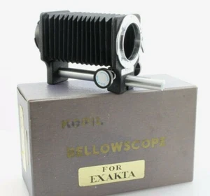 Kopil Bellowscope in Exakta-Halterung, Vintage Nahaufnahmeaufsatz, verpackt - Bild 1 von 5